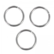 Anneaux ouverts 12x1 mm en Acier inox 304 x10