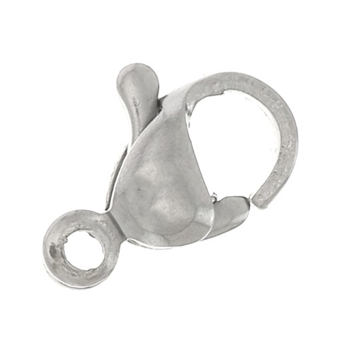 Fermoir mousqueton 9 mm en Acier inoxydable