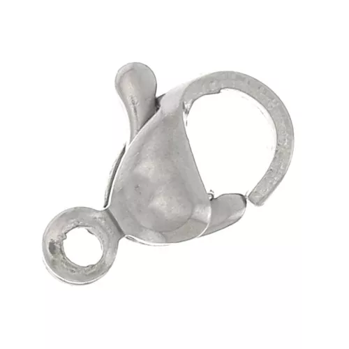 Fermoir mousqueton 9 mm en Acier inoxydable