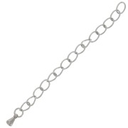Chainette d'extension maille Rombo 70 mm - Acier inoxydable 304 x1|raw }}