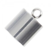 Embouts cylindriques pour cordon 8 mm en Acier inox 302 x4