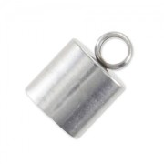 Embouts cylindriques pour cordon 6 mm - Acier inoxydable 303 x4