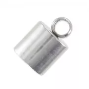 Embouts cylindriques pour cordon 6 mm - Acier inoxydable 303 x4