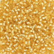 Toho Aiko 11/0 1.6 mm TA01PF22 - PF Transparent Silver Lined Light Topaz x4g|raw }}