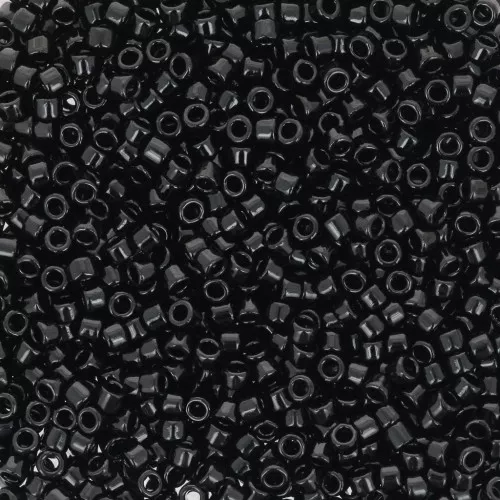 Toho Aiko 11/0 1.6 mm TA0149 - Opaque Jet x4g