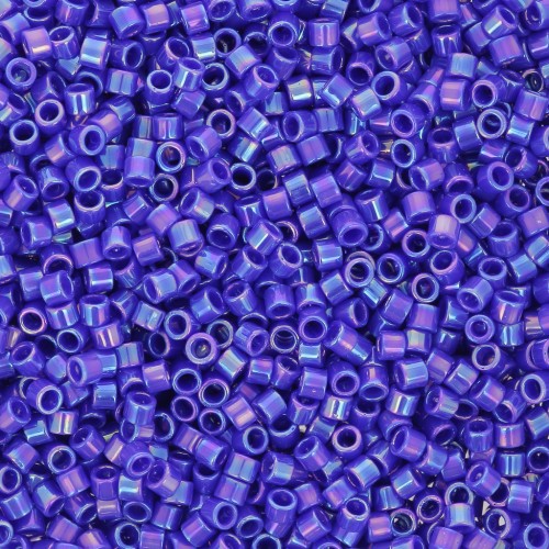 Toho Aiko 11/0 1.6 mm TA01408 - Opaque Navy Blue Rainbow x4g