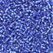 Toho Aiko 11/0 1.6 mm TA0135 - Transparent Silver Lined Sapphire x4g|raw }}