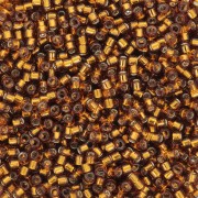 Toho Aiko 11/0 1.6 mm TA0134 - Transparent Silver Lined Smokey Topaz x4g|raw }}