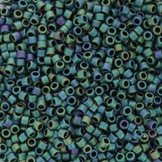 Toho Aiko 11/0 1.6 mm TA01706 - Dark Emerald Iris Mat x4g|raw }}