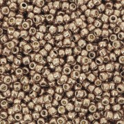 Rocaille Toho 11/0 TO11RPF593 - PF Galvanized Almond x8g|raw }}