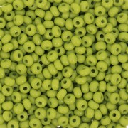 Perles rocailles Preciosa 9/0 2.5 mm - Opaque Olivine x20g