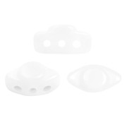 Perles en verre Volos® par Puca® 4x8 mm - Opaque White x10g|raw }}