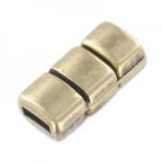 Fermoir aimanté pour lacet 5 mm bronze|raw }}