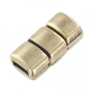 Fermoir aimanté pour lacet 5 mm bronze