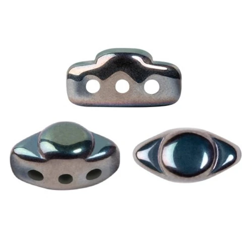 Perles en verre Volos® par Puca® 4x8 mm - Full Celsian x10g