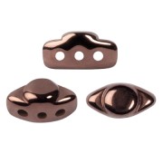 Perles en verre Volos® par Puca® 4x8 mm - Dark Bronze x10g|raw }}
