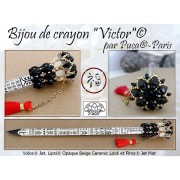 Perles en verre Volos® par Puca® 4x8 mm - Labrador x10g