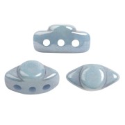Perles en verre Volos® par Puca® 4x8 mm - Opaque Blue Ceramic Look x10g|raw }}