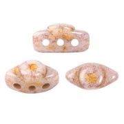 Perles en verre Volos® par Puca® 4x8 mm - Opaque Mix Rose Gold Ceramic Look x10g|raw }}
