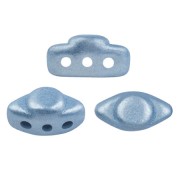 Perles en verre Volos® par Puca® 4x8 mm - Light Blue Metallic Mat x10g|raw }}