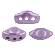 Perles en verre Volos® par Puca® 4x8 mm - Purple Metallic Mat x10g|raw }}