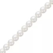 Perles nacrées Aurora 5810 6 mm - Crystal White Pearl x29cm