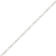 Perles nacrées Aurora 5810 3 mm - Crystal White Pearl x61cm