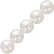 Perles nacrées Aurora 5810 2 mm - Crystal White Pearl x20