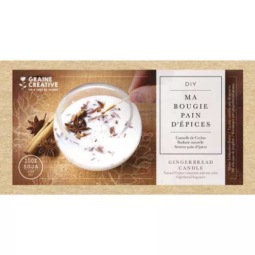 Kit bougie DIY Graine Créative - Ma Bougie Pain D'épices x1