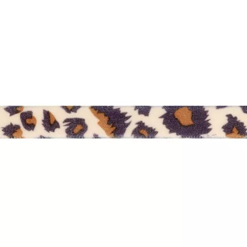 Ruban velours 9 mm - Léopard x1m
