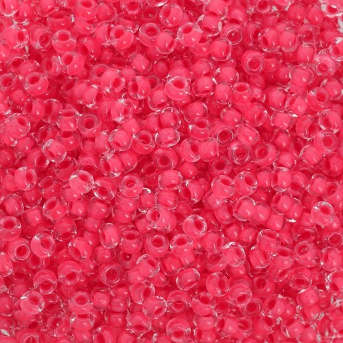 Perles rocailles Preciosa  11/0 2 mm - Terra Intensive - Red Lined x20g