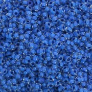 Perles rocailles Preciosa  11/0 2 mm - Terra Intensive - Blue Lined x20g