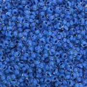 Perles rocailles Preciosa  11/0 2 mm - Terra Intensive - Blue Lined x20g