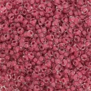 Perles rocailles Preciosa  11/0 2 mm - Terra Intensive - Brown Lined x20g