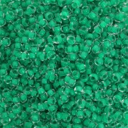 Perles rocailles Preciosa 11/0 2 mm - Terra Intensive - Sea Green Lined x20g