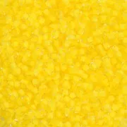 Perles rocailles Preciosa 11/0 2 mm - Terra Intensive - Yellow Lined x20g
