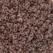 Perles rocailles Preciosa 11/0 2 mm - Terra Intensive - Chocolate Brown Lined x20g