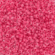 Perles rocailles Preciosa  11/0 2 mm - Terra Intensive - Pink Lined x20g