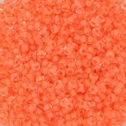 Perles rocailles Preciosa  11/0 2 mm - Terra Intensive - Orange Lined x20g