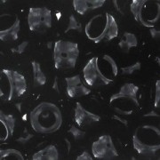 Perles de rocailles Matubo 7/0 - 3.5 mm Jet x10g