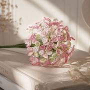 Rocaille Miyuki Duracoat 11/0 4237 - Dyed Pink Silver Lined x8g