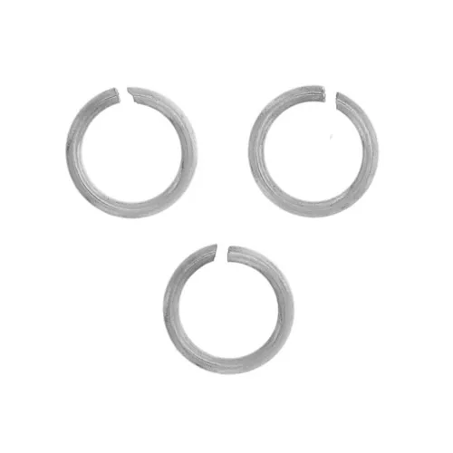 Anneaux ouverts 3x0.4 mm - Acier inoxydable 316L x10