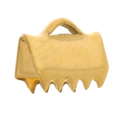Embouts à serrer 6.5x6 mm - Acier inoxydable 304 Doré x2