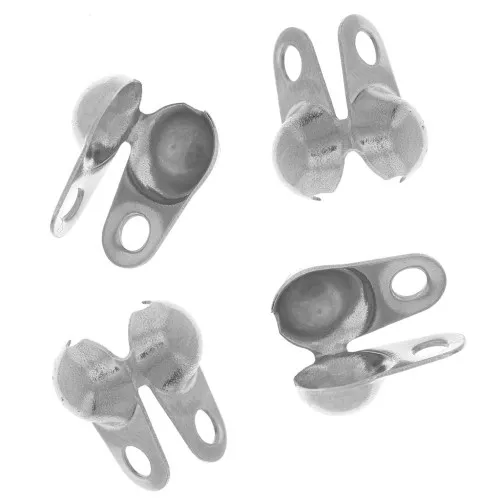 Embouts pour chaîne maille boule 4 mm - Acier inoxydable 304 x4