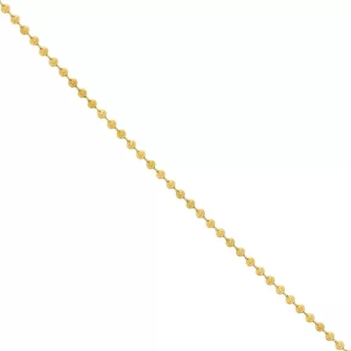 Chaîne maille Boule 3 mm - Acier inoxydable 304 Doré x50cm