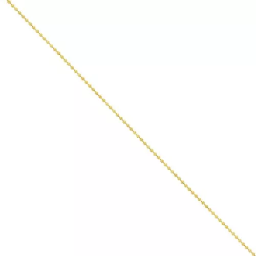 Chaîne maille boule 1.5 mm - Acier inoxydable 304 Doré x50cm