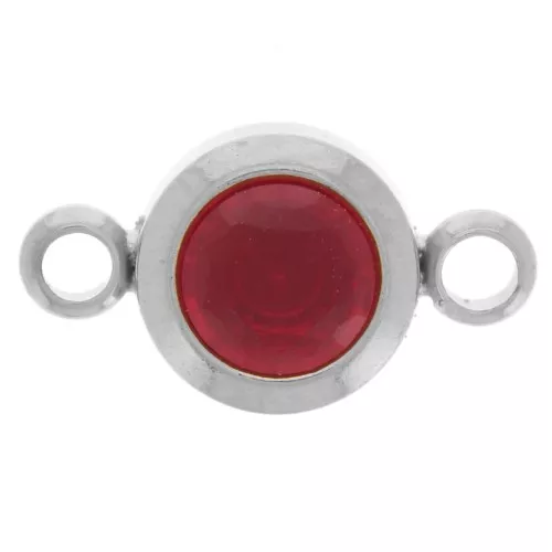 Intercalaire pierre de naissance 6 mm CZ - Janvier - Acier inox 304L - Siam