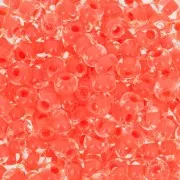 Perles rocailles Preciosa 6/0 4 mm - Terra Intensive - Orange Lined x20g