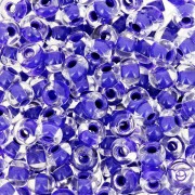 Perles rocailles Preciosa  6/0 4 mm - Terra Intensive - Lilac Lined x20g