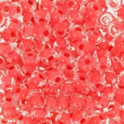 Perles rocailles Preciosa 6/0 4 mm - Terra Intensive - Red Lined x20g